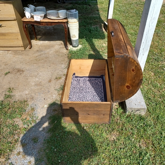 Handmade Wooden Pirate's Chestp - Picture 1 of 3